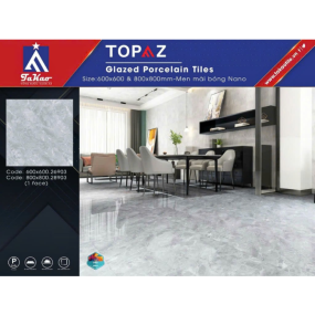 Đá Bóng Kiếng Bộ Đôi 60x60CM & 80x80CM 26903 - 28903 (1 Face)